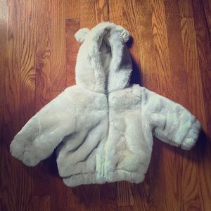 Faux fur coat